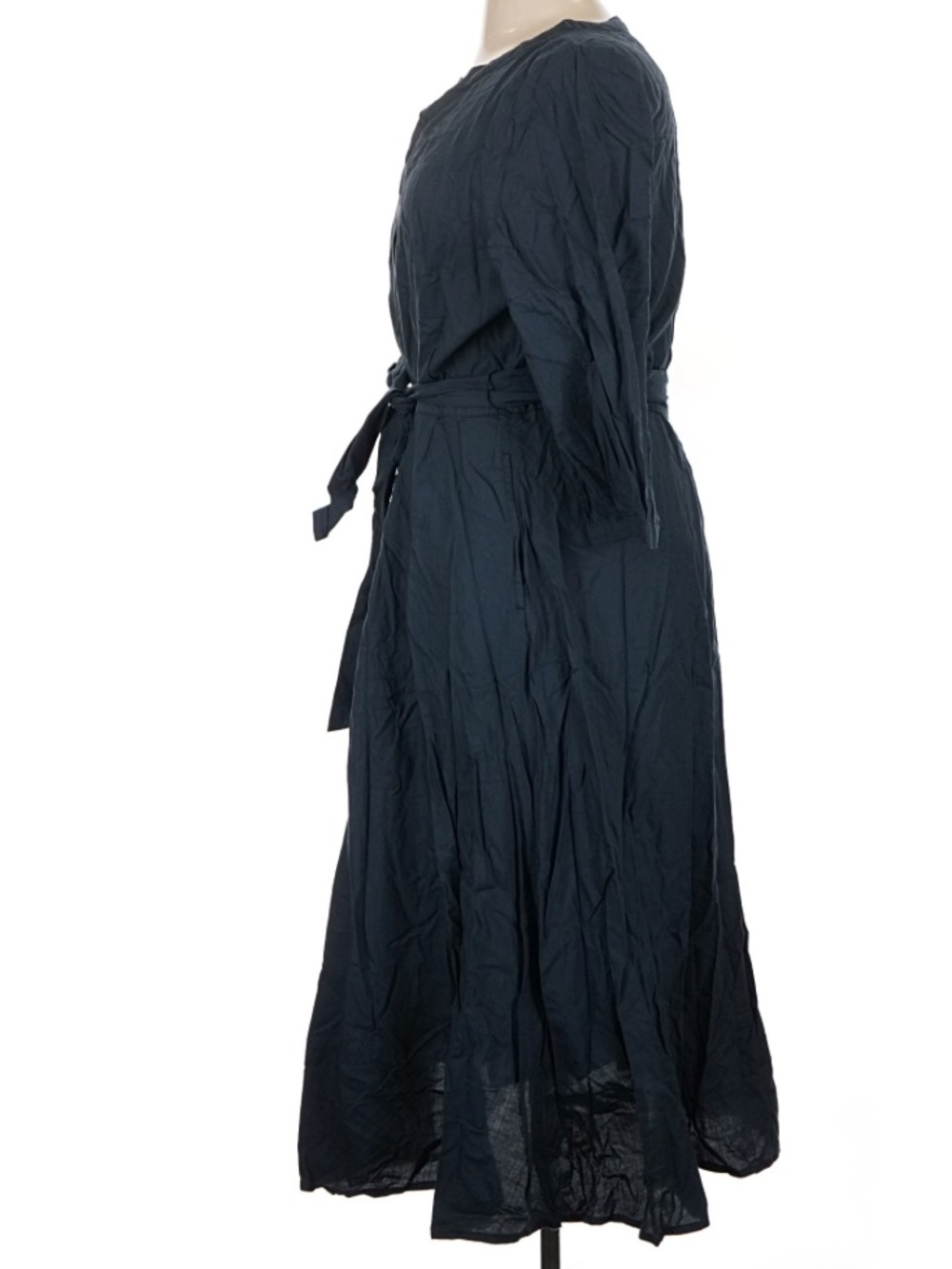 Pact Sunset Lightweight Organic Cotton Easy Dress French Navy Size XL - Picture 3 of 7
